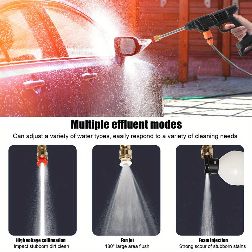 Portable Car Pressure Washer | Cordless High Pressure Car Cleaner | غسالة ضغط سيارات لاسلكية محمولة