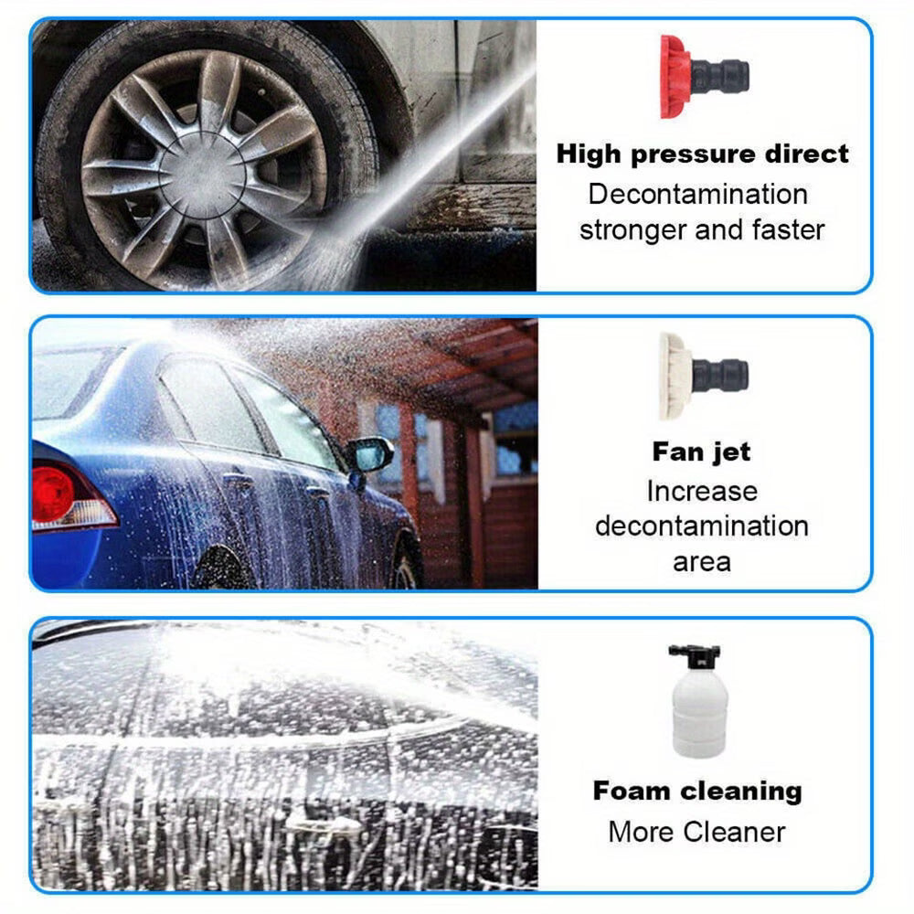 Portable Car Pressure Washer | Cordless High Pressure Car Cleaner | غسالة ضغط سيارات لاسلكية محمولة