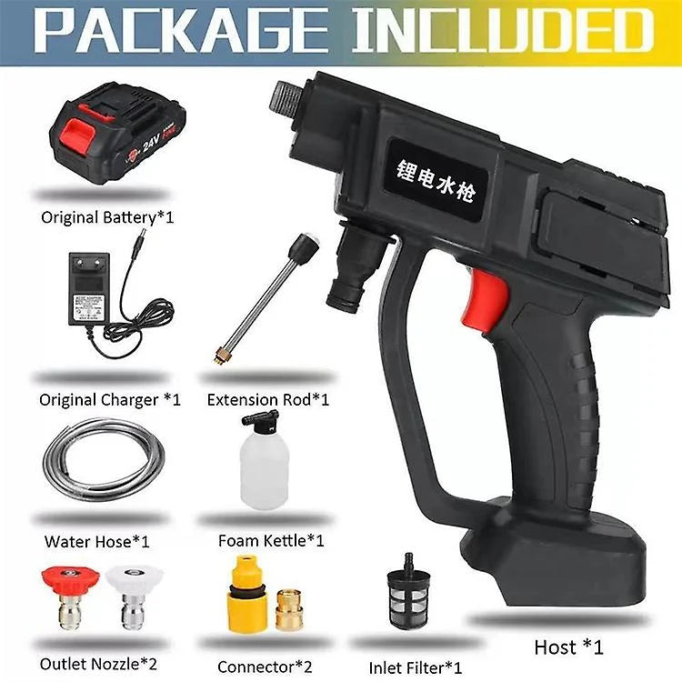 Portable Car Pressure Washer | Cordless High Pressure Car Cleaner | غسالة ضغط سيارات لاسلكية محمولة
